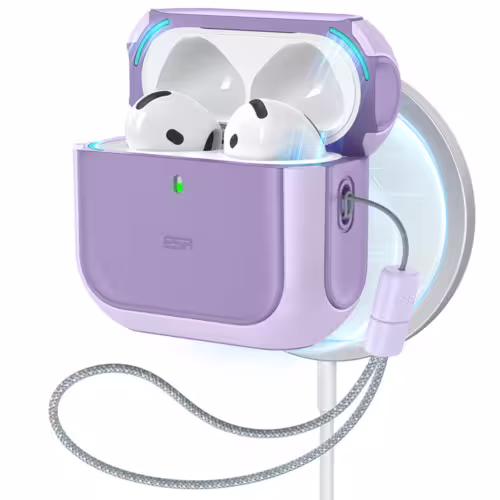 ESR รุ่น Orbit Hybrid (HaloLock) - เคส AirPods 4 - สี  Purple