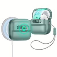 ESR รุ่น Pulse FlickLock Case (HaloLock) - เคส AirPods 4 - สี  Green