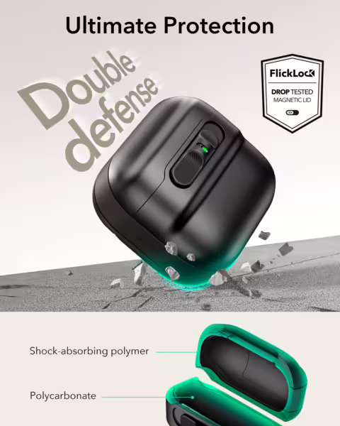 ESR รุ่น Pulse FlickLock Case (HaloLock) - เคส AirPods 4 - สี Pink