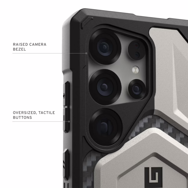 UAG รุ่น Monarch Pro - เคส Galaxy S25 Ultra - สี Titanium