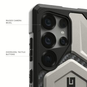 UAG รุ่น Monarch Pro - เคส Galaxy S25 Ultra - สี Titanium