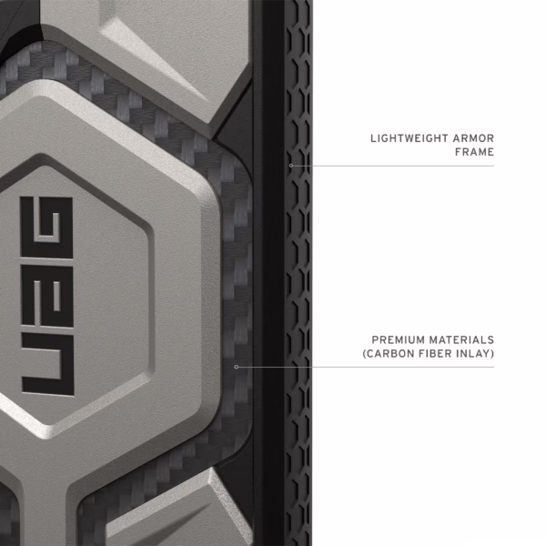 UAG รุ่น Monarch Pro - เคส Galaxy S25 Ultra - สี Titanium