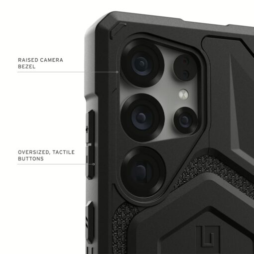 UAG รุ่น Monarch Pro - เคส Galaxy S25 Ultra - สี Kevlar Black - Image 8
