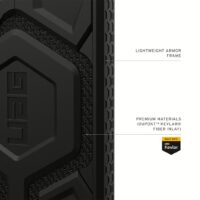 UAG รุ่น Monarch Pro - เคส Galaxy S25 Ultra - สี Kevlar Black