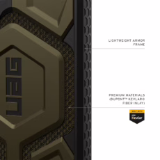 UAG รุ่น Monarch Pro - เคส Galaxy S25 Ultra - สี Kevlar Element Green - Image 9