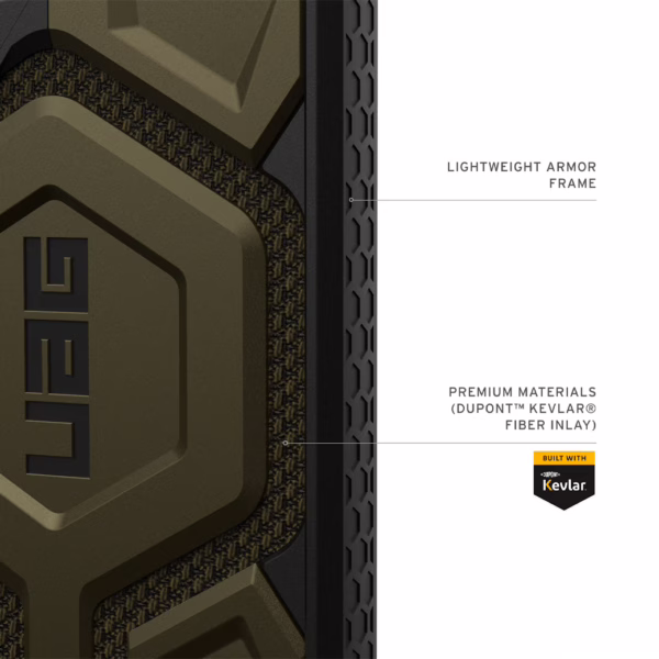 UAG รุ่น Monarch Pro - เคส Galaxy S25 Ultra - สี Kevlar Element Green