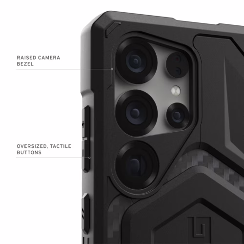 UAG รุ่น Monarch Pro - เคส Galaxy S25 Ultra - สี Carbon Fiber