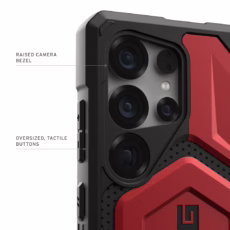 UAG รุ่น Monarch Pro - เคส Galaxy S25 Ultra - สี Crimson - Image 8