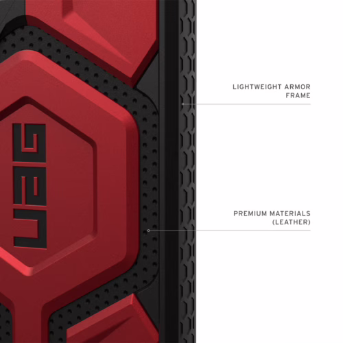 UAG รุ่น Monarch Pro - เคส Galaxy S25 Ultra - สี Crimson