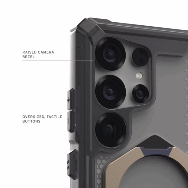 UAG รุ่น Plasma XTE with Magnetic - เคส Galaxy S25 Ultra - สี Ash/Titanium