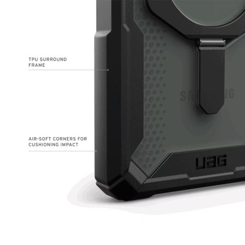 UAG รุ่น Plasma XTE with Magnetic - เคส Galaxy S25 Ultra - สี Black/Orange