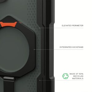 UAG รุ่น Plasma XTE with Magnetic - เคส Galaxy S25 Ultra - สี Black/Orange