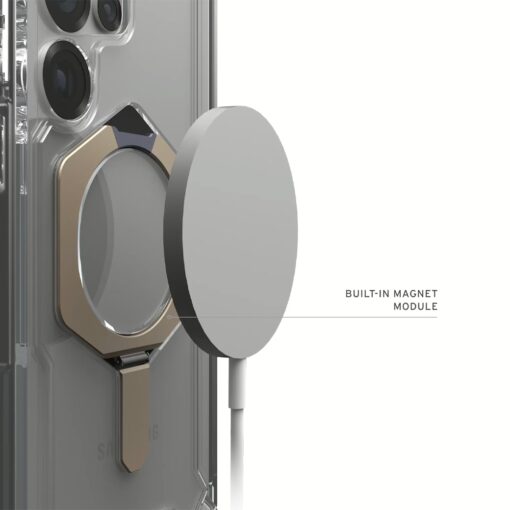 UAG รุ่น Plasma XTE with Magnetic - เคส Galaxy S25 Ultra - สี Clear/Titanium - Image 9