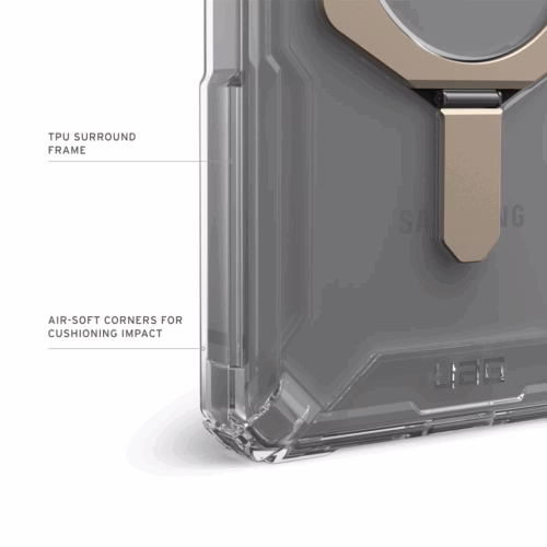 UAG รุ่น Plasma XTE with Magnetic - เคส Galaxy S25 Ultra - สี Clear/Titanium