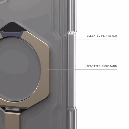UAG รุ่น Plasma XTE with Magnetic - เคส Galaxy S25 Ultra - สี Clear/Titanium