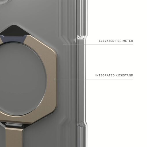UAG รุ่น Plasma XTE with Magnetic - เคส Galaxy S25 Ultra - สี Clear/Titanium - Image 12
