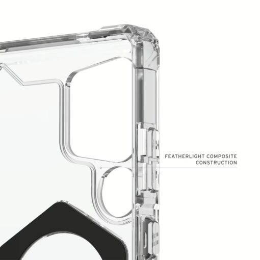 UAG รุ่น Plasma XTE with Magnetic - เคส Galaxy S25 Ultra - สี Clear/Titanium - Image 13