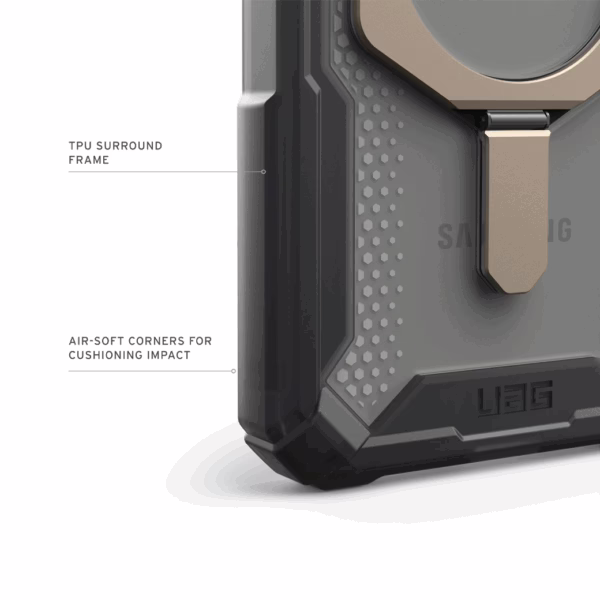 UAG รุ่น Plasma XTE with Magnetic - เคส Galaxy S25 - สี Ash/Titanium