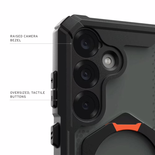 UAG รุ่น Plasma XTE with Magnetic - เคส Galaxy S25 - สี Black/Orange