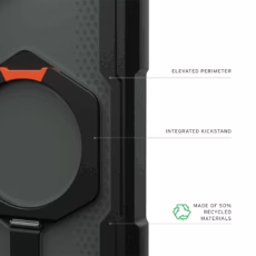 UAG รุ่น Plasma XTE with Magnetic - เคส Galaxy S25 Plus - สี Black/Orange - Image 12