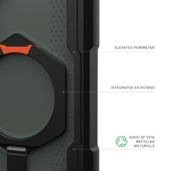 UAG รุ่น Plasma XTE with Magnetic - เคส Galaxy S25 Plus - สี Black/Orange