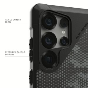UAG รุ่น Metropolis LT with Magnetic - เคส Galaxy S25 Ultra - สี Micro Hex Camo Graphite