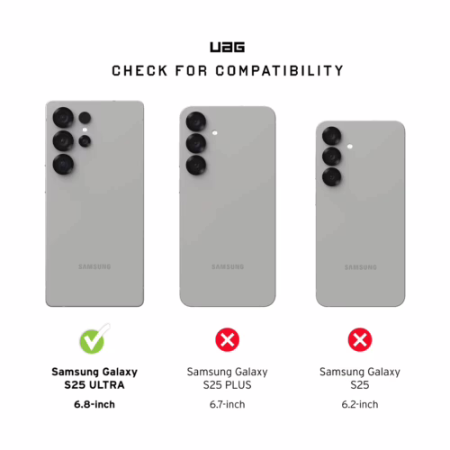 UAG รุ่น Metropolis LT with Magnetic - เคส Galaxy S25 Ultra - สี Micro Hex Camo Graphite