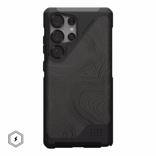 UAG รุ่น Metropolis LT with Magnetic - เคส Galaxy S25 Ultra - สี Topography Black