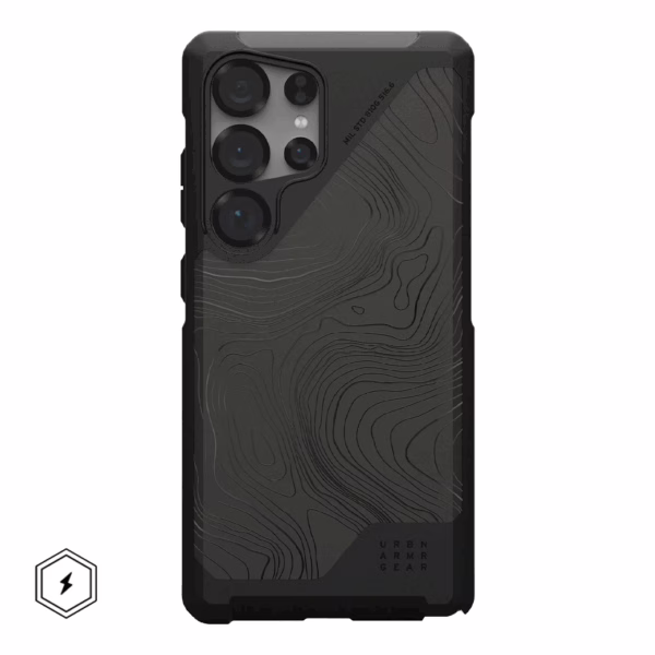 UAG รุ่น Metropolis LT with Magnetic - เคส Galaxy S25 Ultra - สี Topography Black