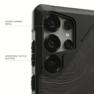 UAG รุ่น Metropolis LT with Magnetic - เคส Galaxy S25 Ultra - สี Topography Black