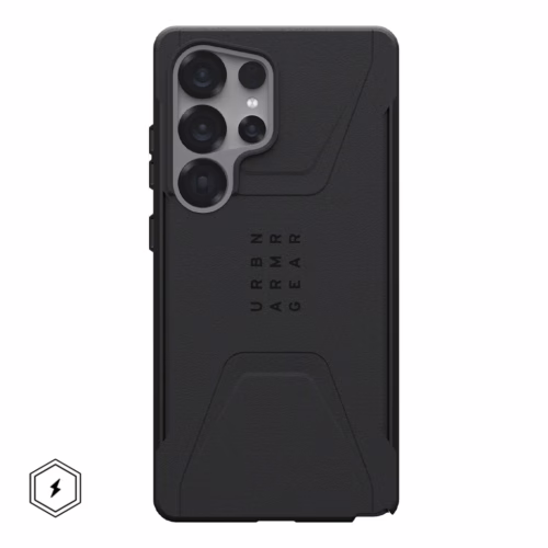 UAG รุ่น Civilian with Magnetic - เคส Galaxy S25 Ultra - สี Black
