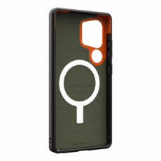UAG รุ่น Civilian with Magnetic - เคส Galaxy S25 Ultra - สี Olive Drab/Orange - Image 12