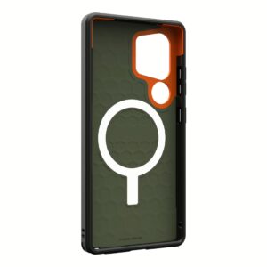 UAG รุ่น Civilian with Magnetic - เคส Galaxy S25 Ultra - สี Olive Drab/Orange