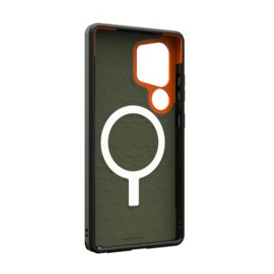 UAG รุ่น Civilian with Magnetic - เคส Galaxy S25 Ultra - สี Olive Drab/Orange