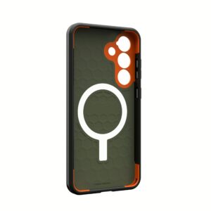 UAG รุ่น Civilian with Magnetic - เคส Galaxy S25 Plus - สี Olive Drab/Orange