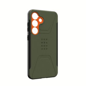 UAG รุ่น Civilian with Magnetic - เคส Galaxy S25 Plus - สี Olive Drab/Orange