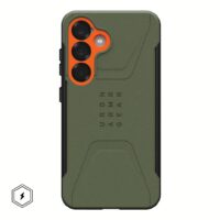 UAG รุ่น Civilian with Magnetic - เคส Galaxy S25 Plus - สี Olive Drab/Orange