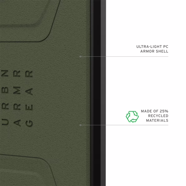 UAG รุ่น Civilian with Magnetic - เคส Galaxy S25 - สี Olive Drab/Orange