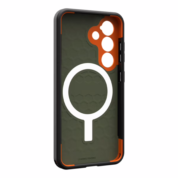 UAG รุ่น Civilian with Magnetic - เคส Galaxy S25 - สี Olive Drab/Orange