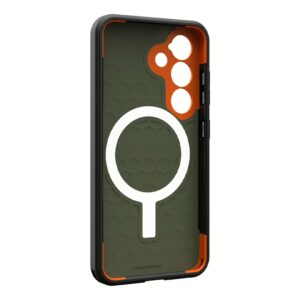 UAG รุ่น Civilian with Magnetic - เคส Galaxy S25 - สี Olive Drab/Orange