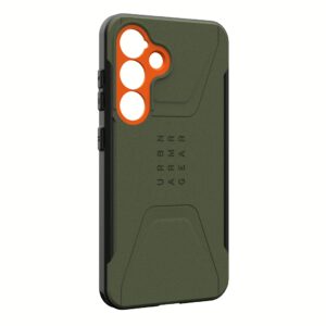 UAG รุ่น Civilian with Magnetic - เคส Galaxy S25 - สี Olive Drab/Orange 15 UAG รุ่น Civilian with Magnetic - เคส Galaxy S25 - สี Olive Drab/Orange