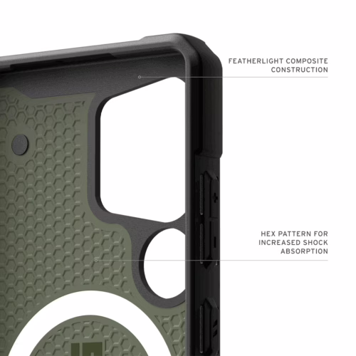 UAG รุ่น Pathfinder with Magnetic - เคส Galaxy S25 Ultra - สี Olive Drab - Image 12