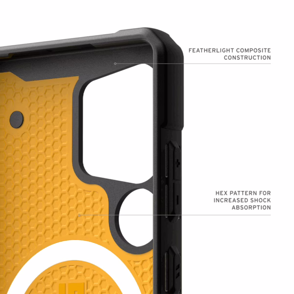 UAG รุ่น Pathfinder with Magnetic - เคส Galaxy S25 Ultra - สี Heritage Yellow