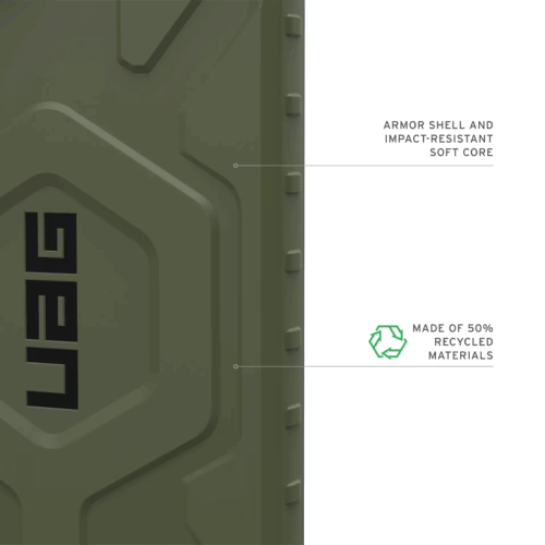 UAG รุ่น Pathfinder with Magnetic - เคส Galaxy S25 - สี Olive Drab