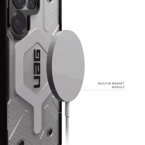 UAG รุ่น Pathfinder Clear with Magnetic - เคส Galaxy S25 Ultra - สี Ice/Silver