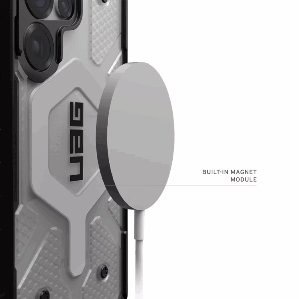 UAG รุ่น Pathfinder Clear with Magnetic - เคส Galaxy S25 Ultra - สี Ice/Silver