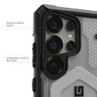 UAG รุ่น Pathfinder Clear with Magnetic - เคส Galaxy S25 Ultra - สี Ice/Silver