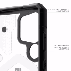 UAG รุ่น Pathfinder Clear with Magnetic - เคส Galaxy S25 Ultra - สี Ice/Silver - Image 11