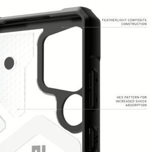 UAG รุ่น Pathfinder Clear with Magnetic - เคส Galaxy S25 Ultra - สี Ice/Silver