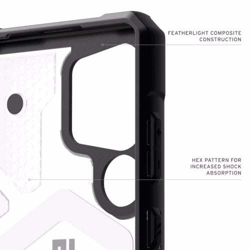 UAG รุ่น Pathfinder Clear with Magnetic - เคส Galaxy S25 Ultra - สี Ice/Silver